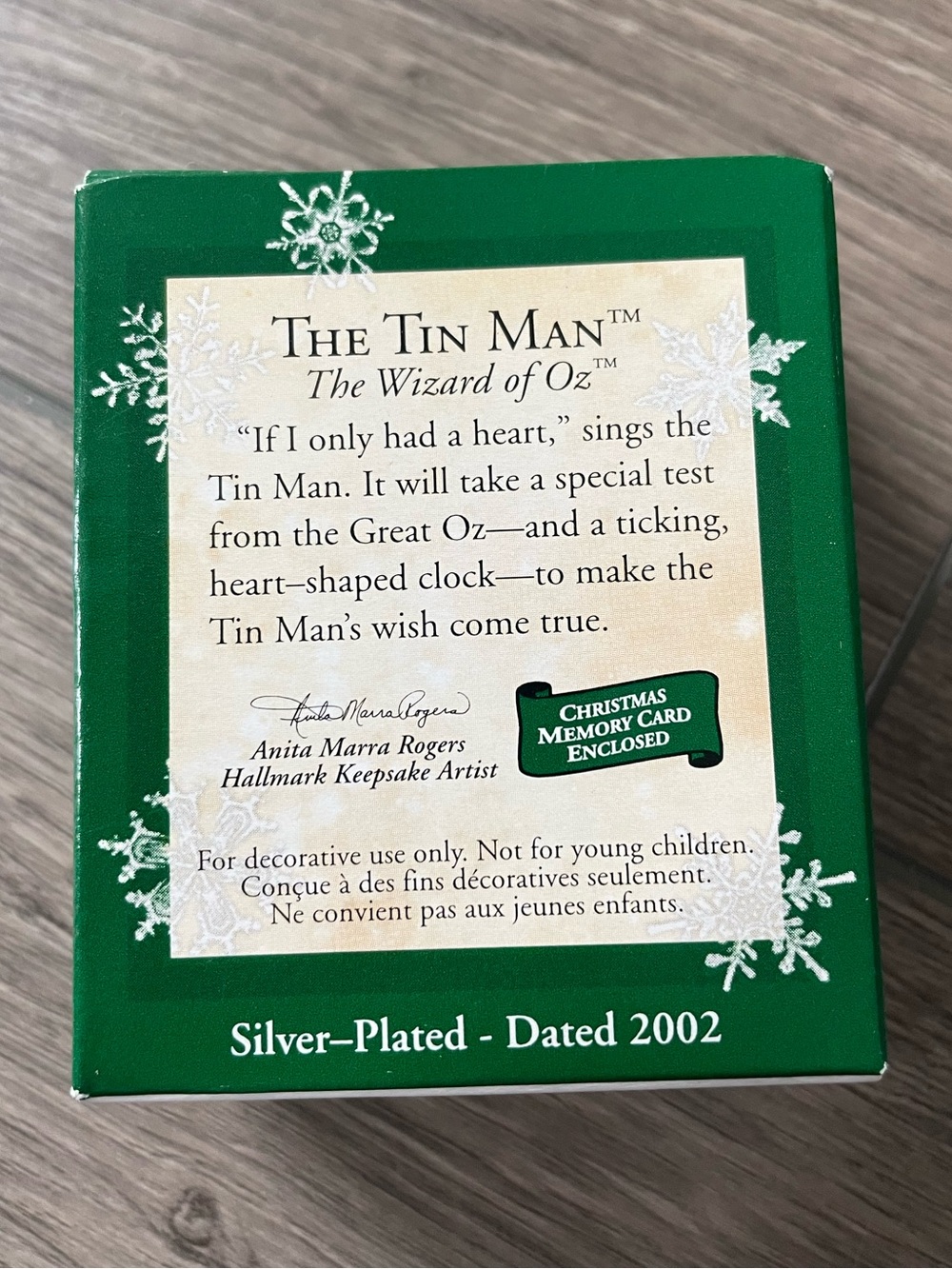 Hallmark Keepsake Tin Man Ornament - Picture 2 of 4